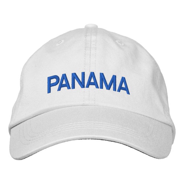 Panama-Personlig justerbar hatt Broderad Keps (Framsida)