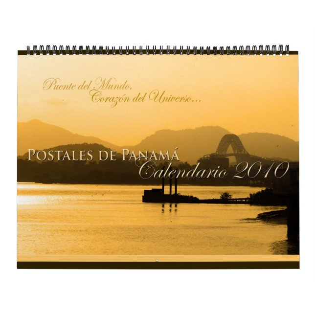 PANAMA POSTALS CALENDAR 2010 KALENDER (Omslag)
