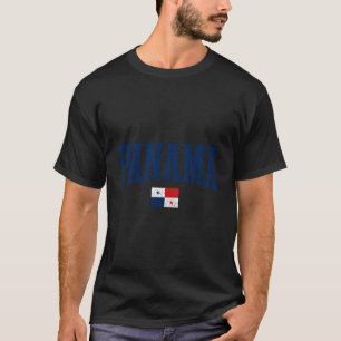 Panama-Pridet Panamaniska Flagga Vintage Roots T Shirt
