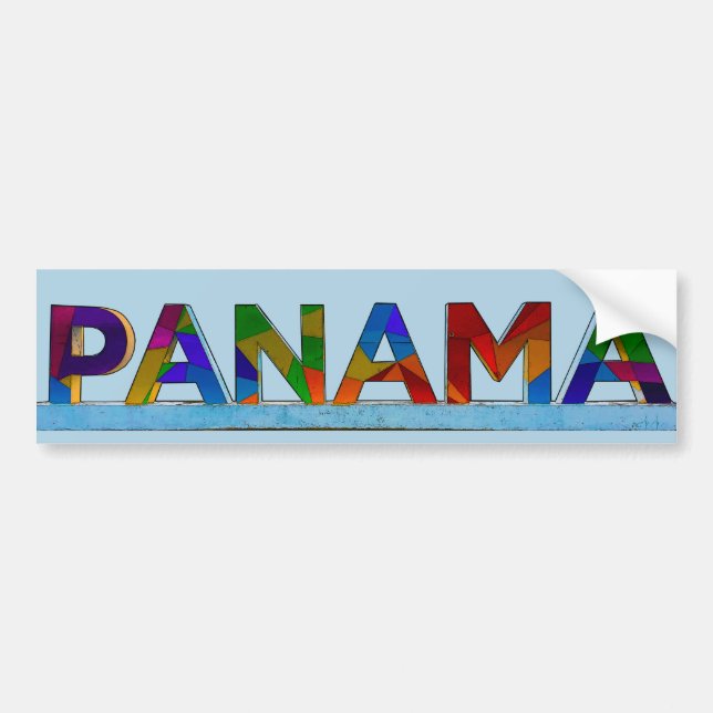 Panama Sign Bildekal (Framsidan)