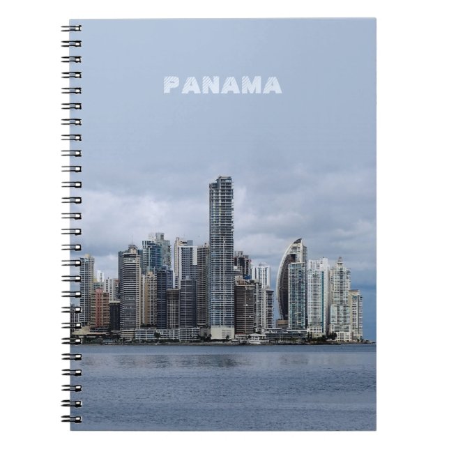 Panama Skyline (anpassade) Anteckningsbok (Framsidan)