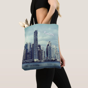 Panama Skyline (anpassade) Tygkasse