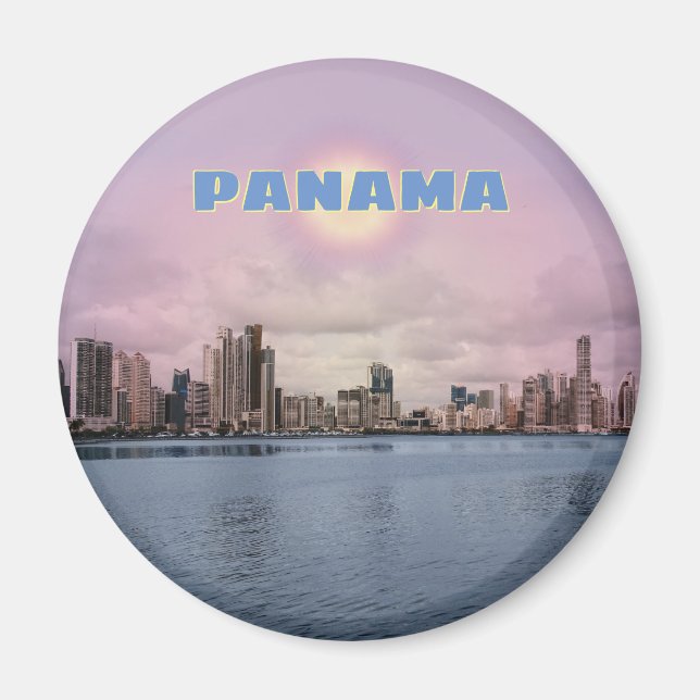 Panama Skyline Magnet (Framsidan)