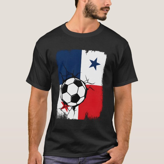 Panama Soccer T Shirt (Framsida)