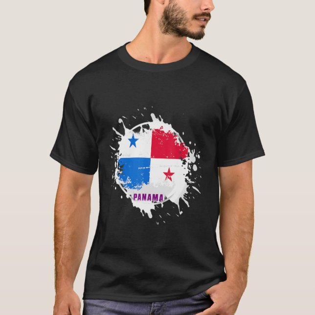 Panama Stänk T Shirt (Framsida)
