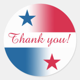 Panama Sticker med anpassade Runt Klistermärke