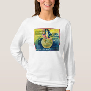 Panama Stillahavs- Apple lådaetikett Tee