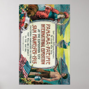 Panama Stillahavs- internationell Expo Poster