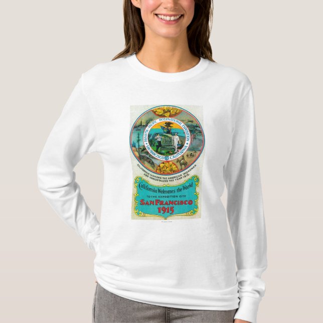 Panama Stillahavs- internationell Expo T Shirt (Framsida)