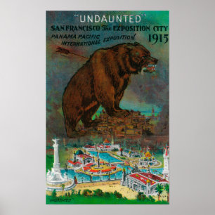 Panama Stillahavs- internationell Expoannonsering Poster