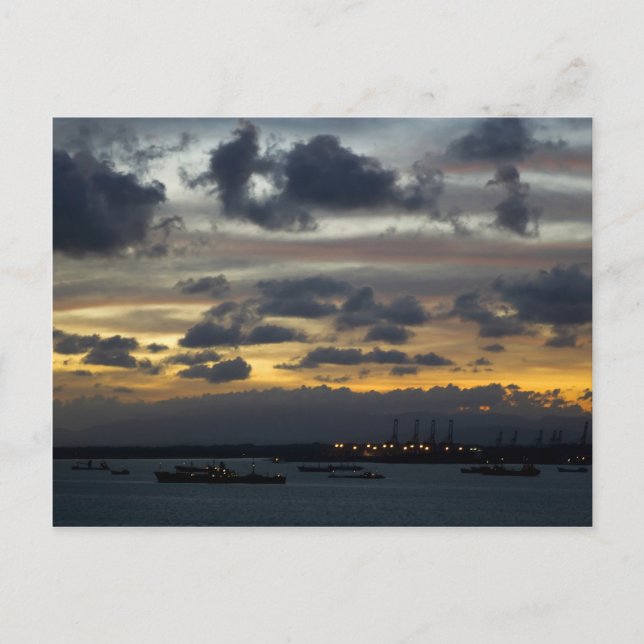 Panama Sunrise 1 Vykort (Framsida)