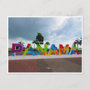 Panama-tecken Vykort