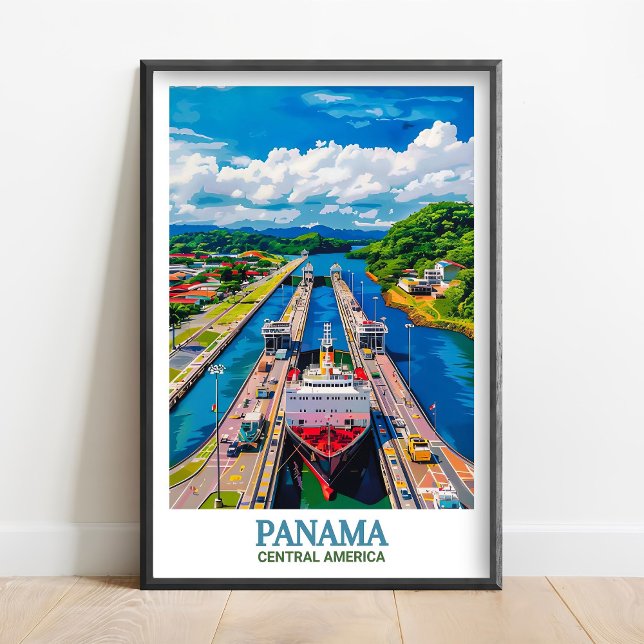Panama tryck - Panama konst - Panama väggkonst - P (Skapare uppladdad)
