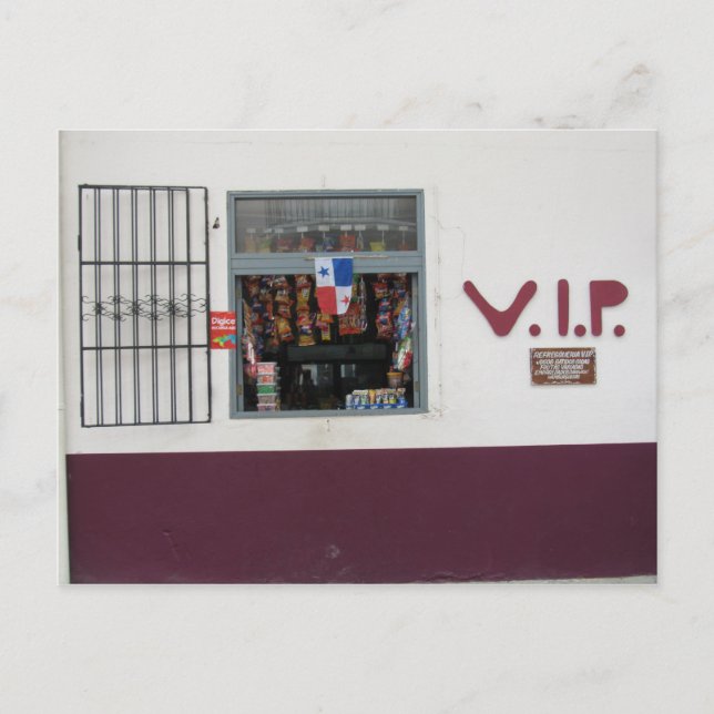 Panama v.i.p. vykort (Framsida)