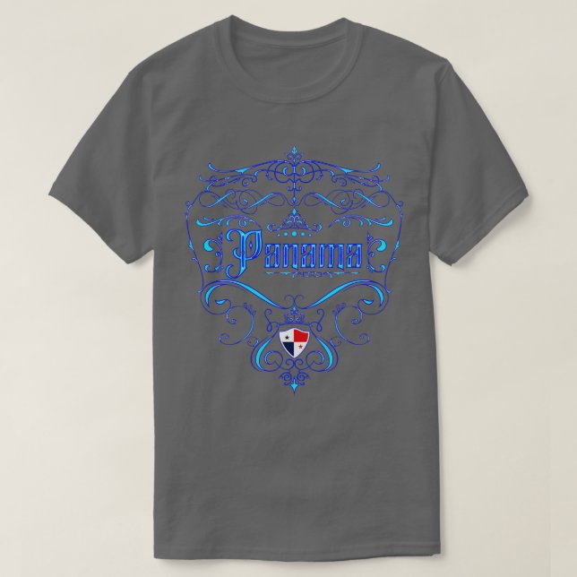 Panama Vintage Neon-design T Shirt (Design framsida)