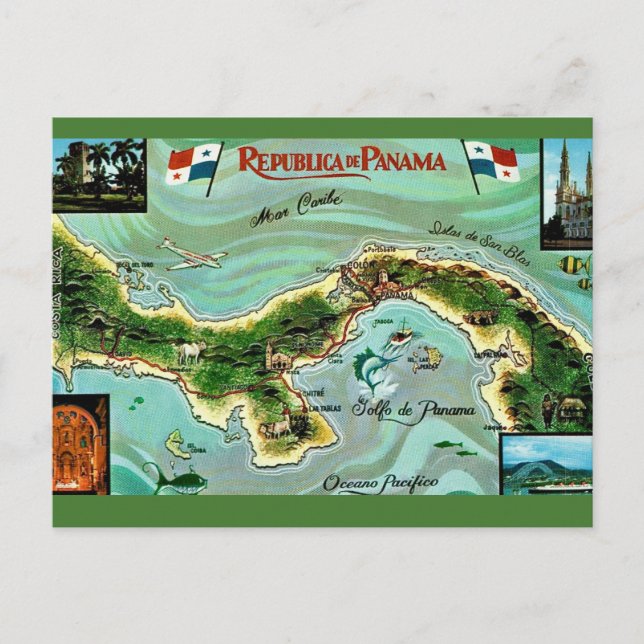 Panama vykort (Framsida)