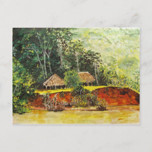 Panama Watercolor Vykort