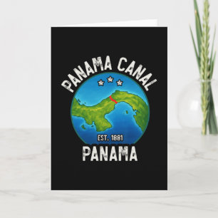 Panamakanalen Est.1881  Kort