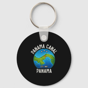 Panamakanalen Est.1881 Nyckelring