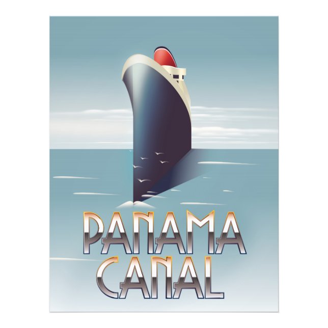 Panamakanalen Fototryck (Framsidan)