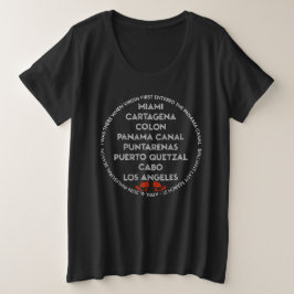Panamakanalens mörker t shirt