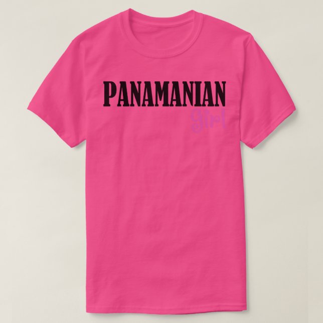 Panamanian Girl T Shirt (Design framsida)