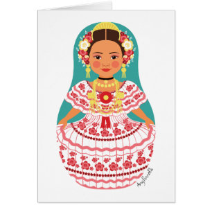 Panamanian Matryoshka Card OBS Kort