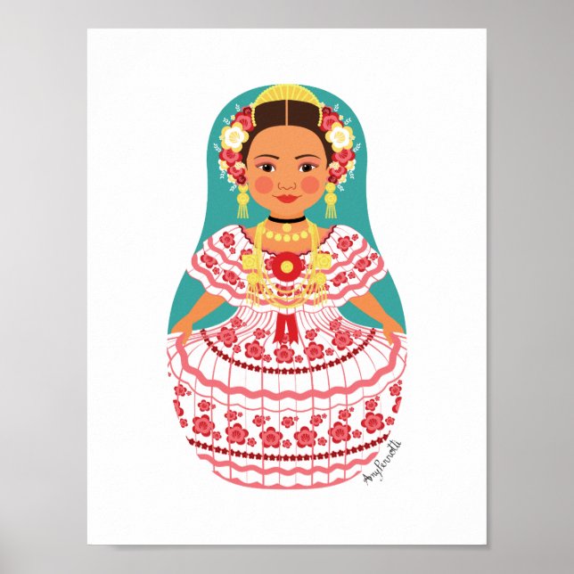 Panamanian Matryoshka Poster (Framsidan)