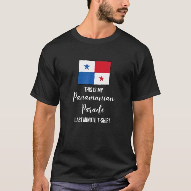 Panamanian Parade  Panama T Shirt (Framsida)