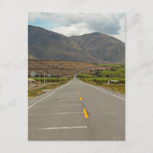 Panamerican Highway, Ecuador Vykort
