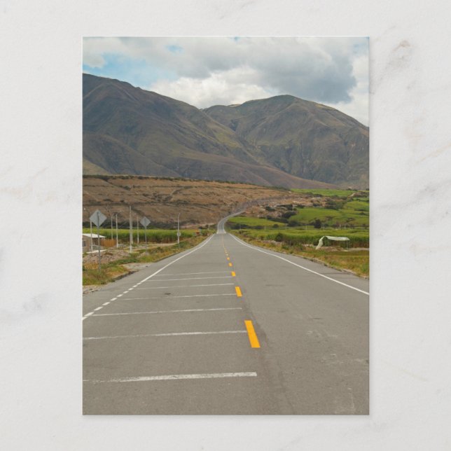 Panamerican Highway, Ecuador Vykort (Framsida)