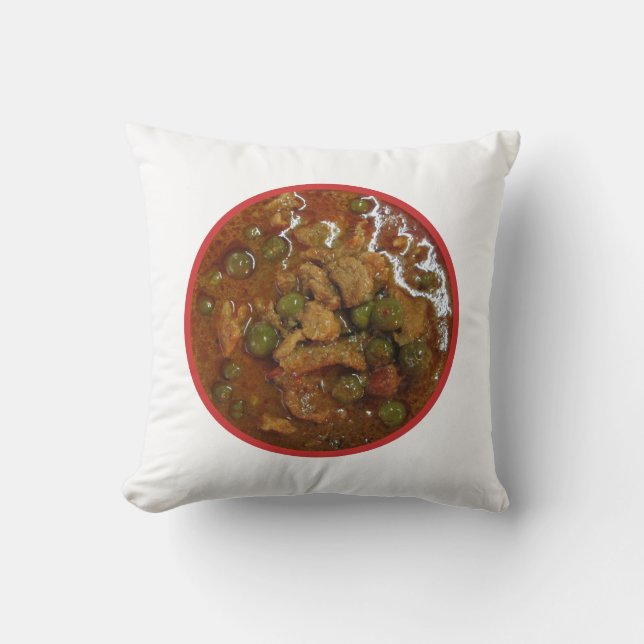 Panang Thai Curry [พ ะ แ น ง] ... Thailand Street  Kudde (Framsida)