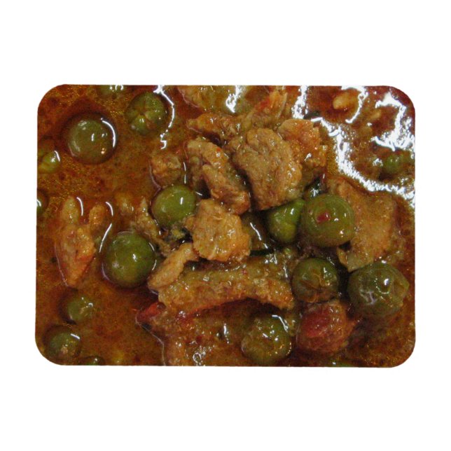 Panang Thai Curry [พ ะ แ น ง] ... Thailand Street  Magnet (Horisontell)