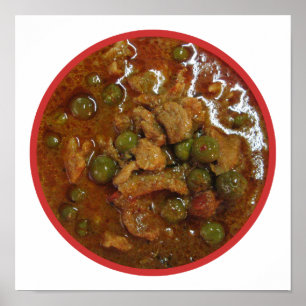 Panang Thai Curry [พ ะ แ น ง] ... Thailand Street  Poster