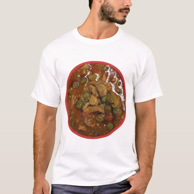 Panang Thai Curry [พ ะ แ น ง] ... Thailand Street  T-shirt (Framsida)