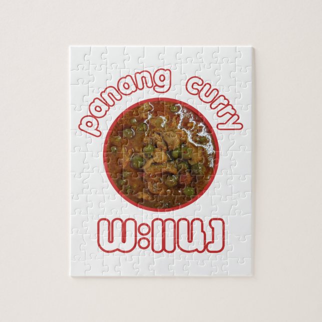 Panang Thai Curry ... Thailand Street Food Pussel (Vertikal)