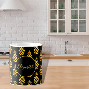 Panas panas, svart guld, namn kaffemugg