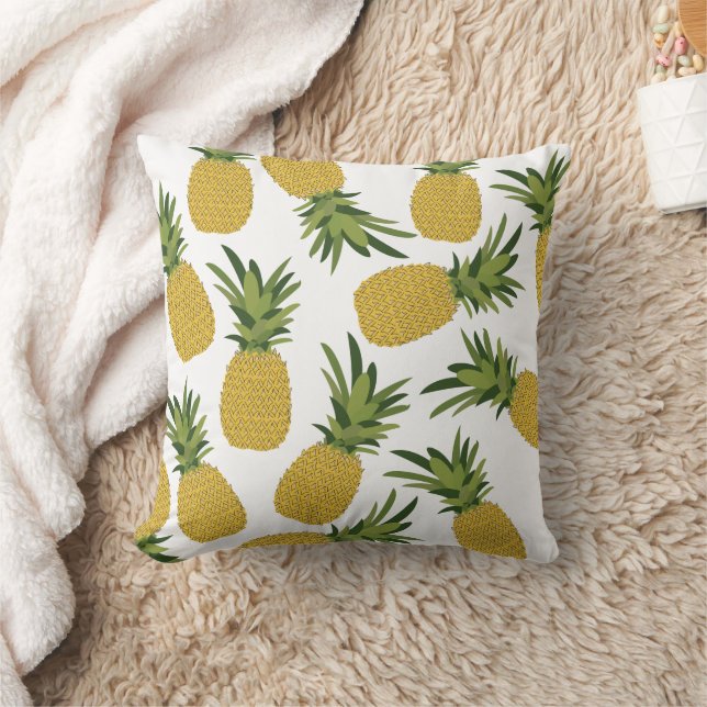 Panas Tropical Fruit Mönster Kudde (Filt)