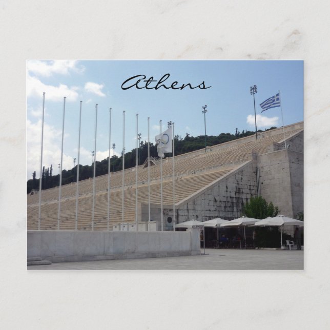 Panathinaiko atens vykort (Framsida)
