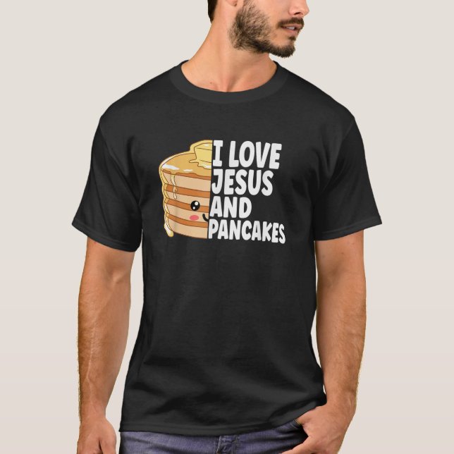 Pancake Älskare Brunch Pancake Maker Breakfast för T Shirt (Framsida)