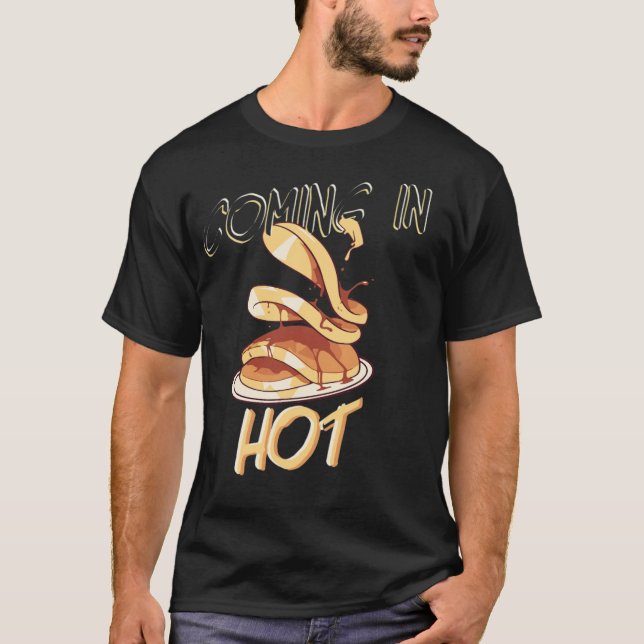 Pancake Bake Baker Pastry Chef Gift Animal födelse T Shirt (Framsida)
