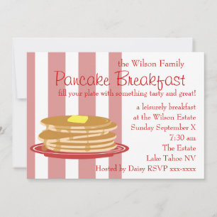 Pancake Breakfast Inbjudningar