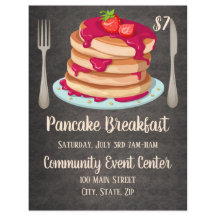 Pancake Breakfast Promotional Flyer