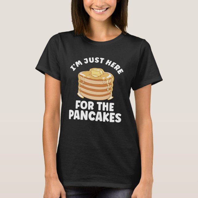 Pancake Brunch Pancake Maker Breakfast för kvinnor T Shirt (Framsida)