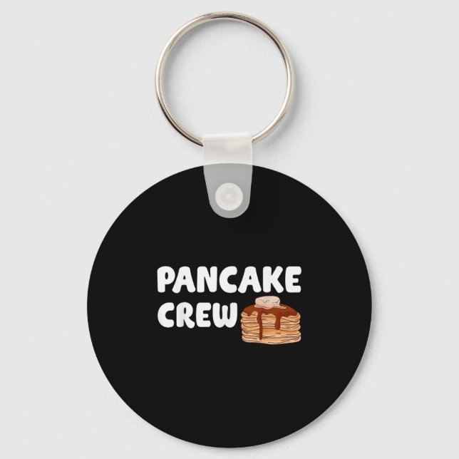 Pancake Crew Funny Pancake Lover Pancake Christmas Nyckelring (Framsida)