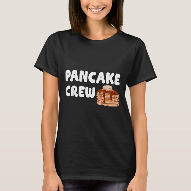Pancake Crew Funny Pancake Lover Pancake Christmas T Shirt (Framsida)
