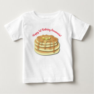 Pancake Födelsedagsfest Flapjack Cute Kids T Shirt