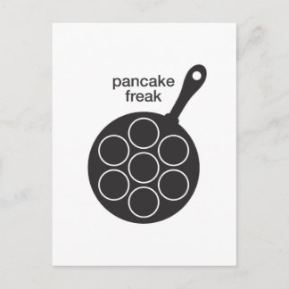 Pancake Freak Postcard Vykort