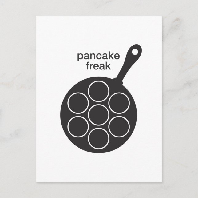 Pancake Freak Postcard Vykort (Framsida)