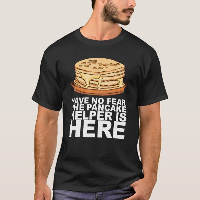 Pancake-frukost för en pankakstillverkare t shirt (Framsida)